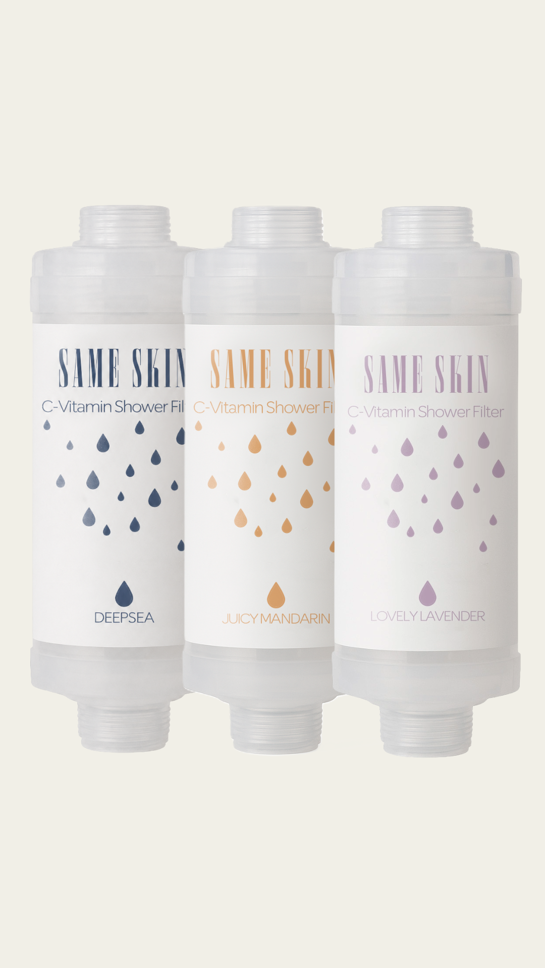 3kpl SAME SKIN C-Vitamin Shower Filter